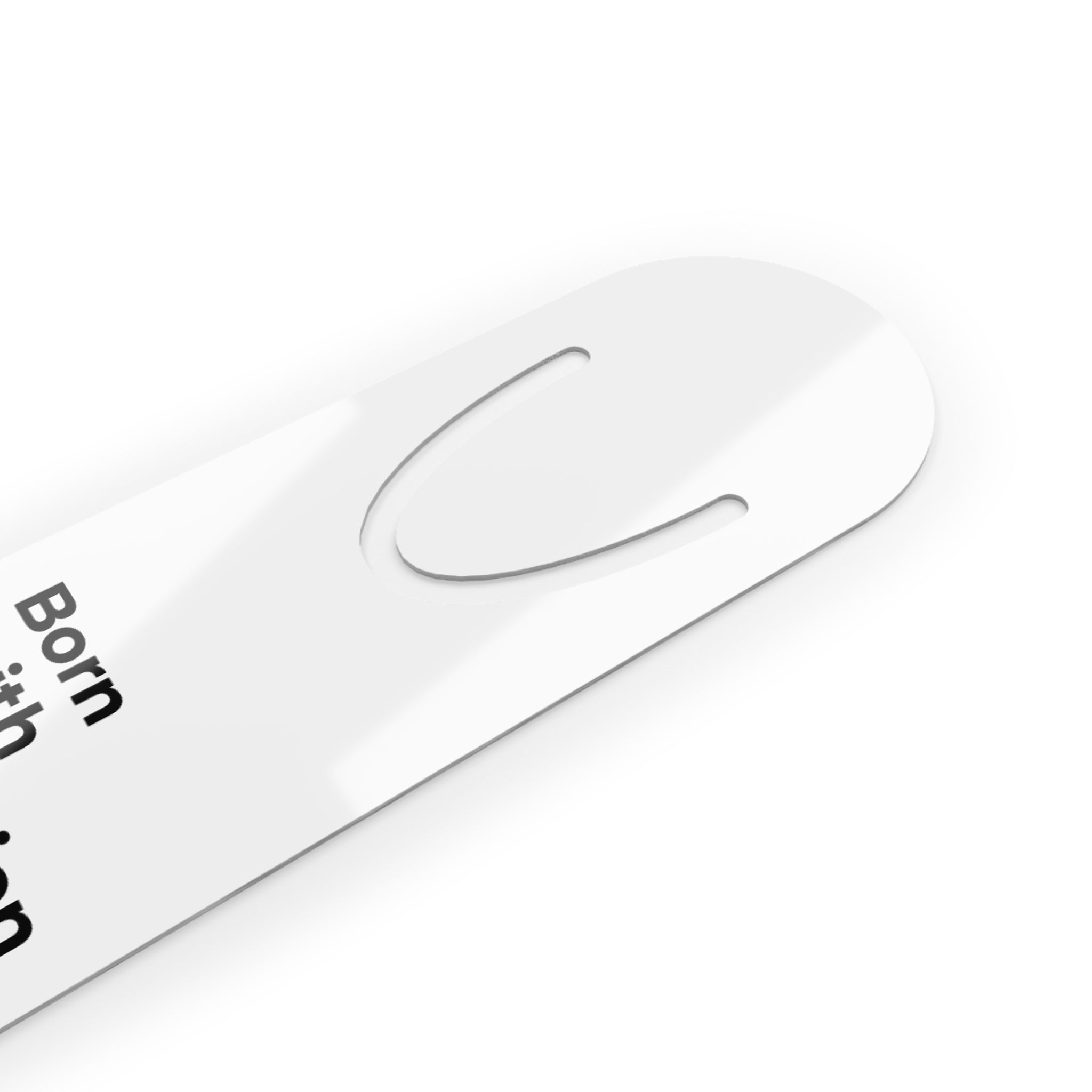 Born With Intention Aluminum Bookmark | IntentionalYOU Goods