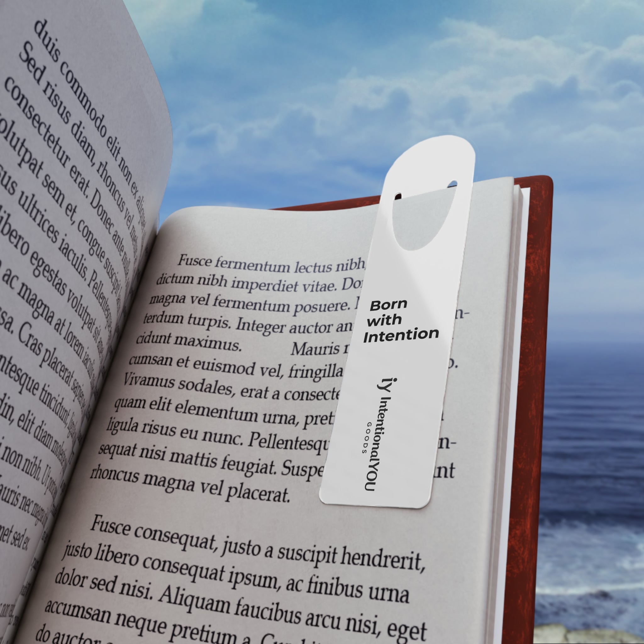 Born With Intention Aluminum Bookmark | IntentionalYOU Goods