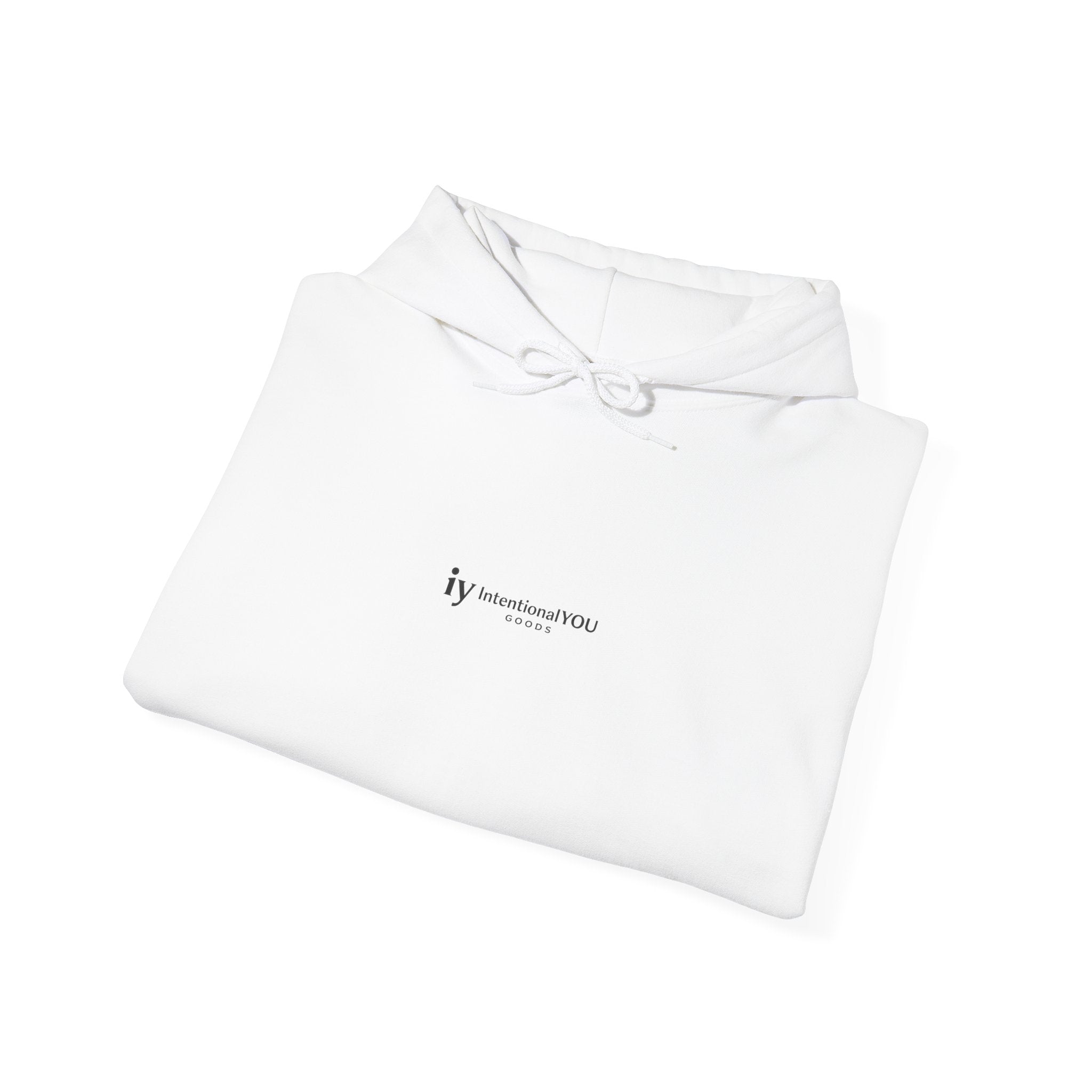 IntentionalYOU Signature Hoodie — Clean White